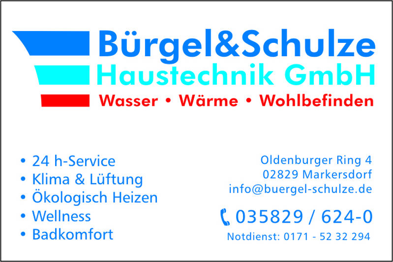 Imagebild: Bürgel & Schulze Haustechnik GmbH